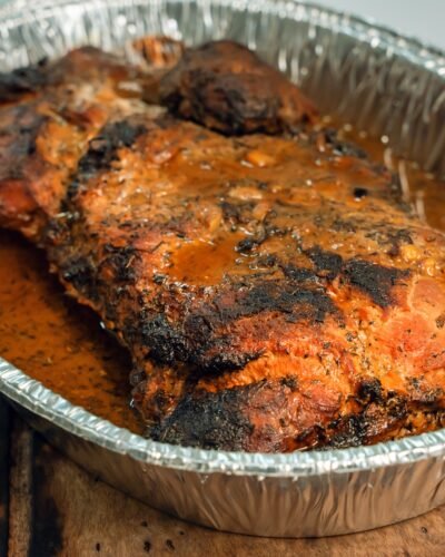 Cena navideña Pierna de cerdo